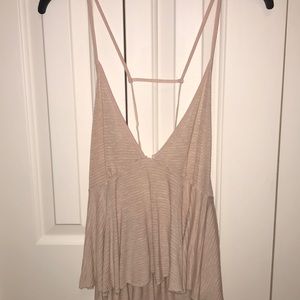 Truly Madly Deeply light pink tank top
